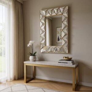 Cermin Dinding Persegi Panjang Modern 140 X 90 cm MI 0101043