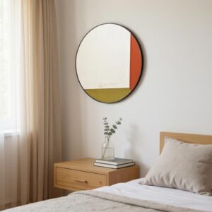 Cermin Dinding Bulat Modern 120 cm x 120 cm MI 0101005