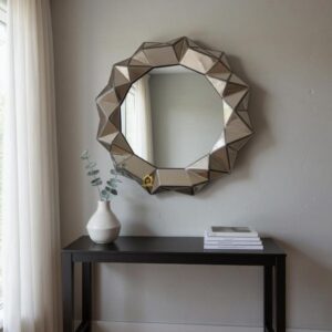 Cermin Dinding Brown Mirror 120 x 120 cm MI 0101013