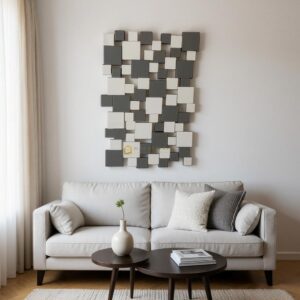 Cermin Dinding Dekorasi Modern 121 cm x 79 cm