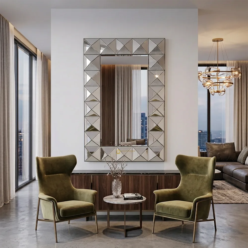 Cermin Modern 3D – Memadukan Cahaya, Pola, Dan Dimensi Visual Dalam Interior