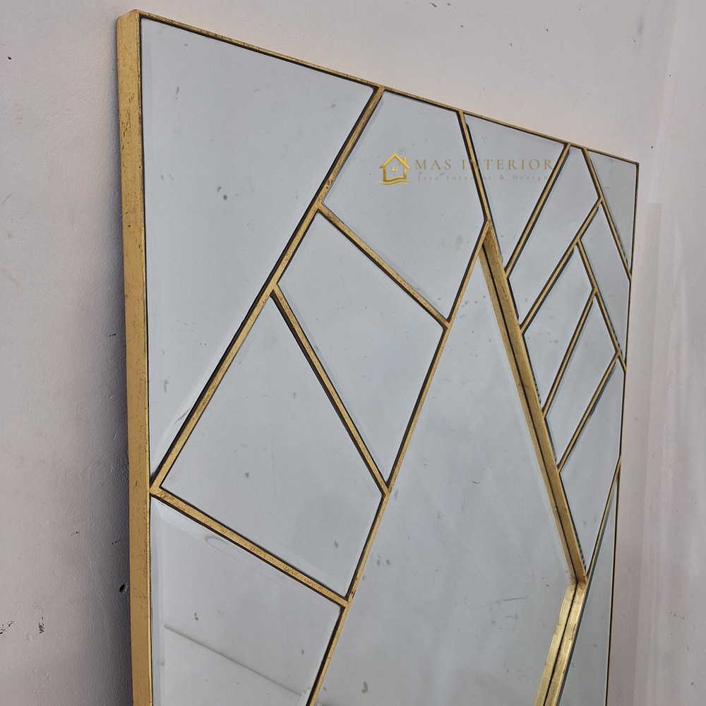 Cermin Dinding Modern Persegi Panjang 140x90cm MI 010103