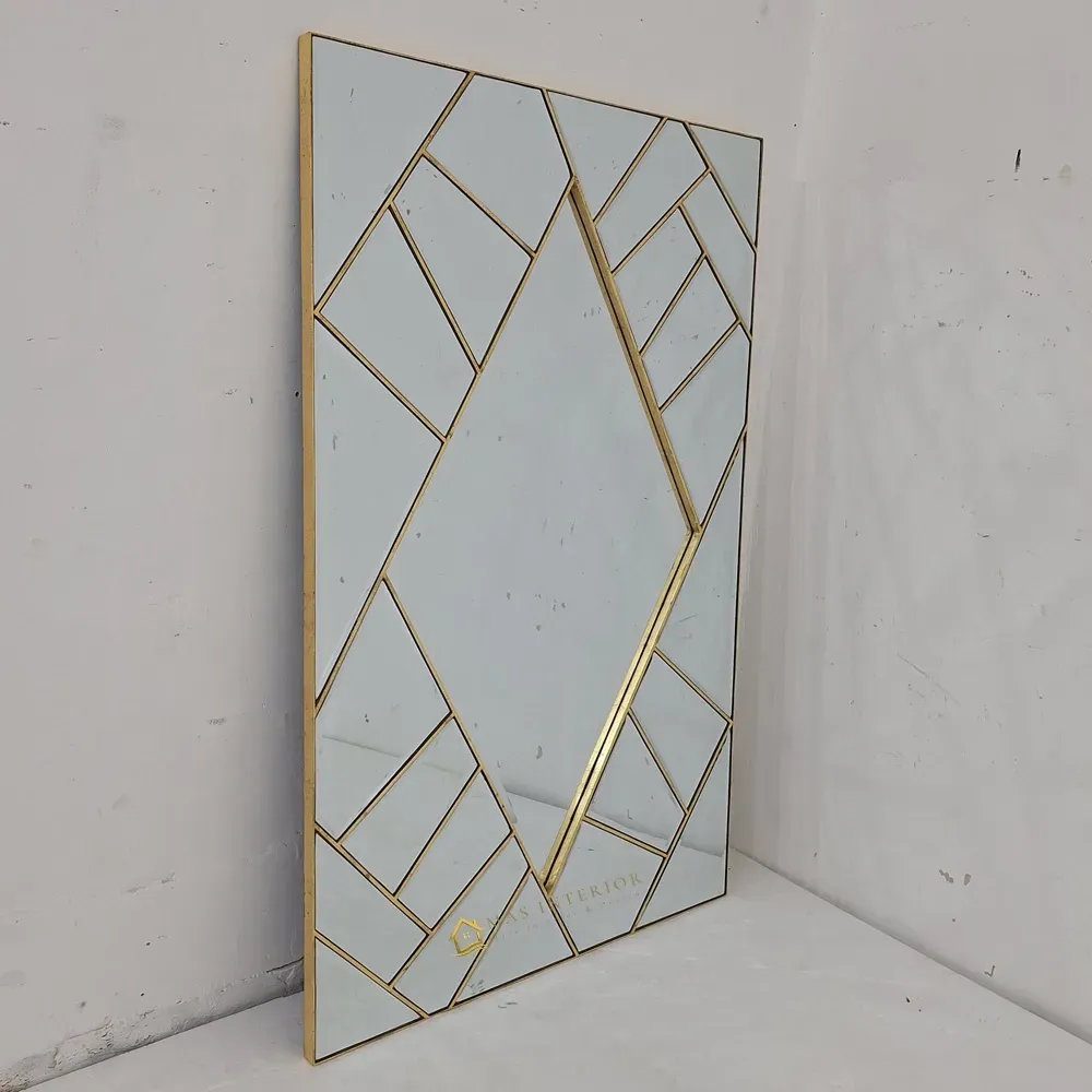 Cermin Dinding Modern Persegi Panjang 140x90cm MI 0101032
