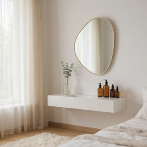 Cermin Dinding Organik Goldlife 75 x 55 cm MI 0101038
