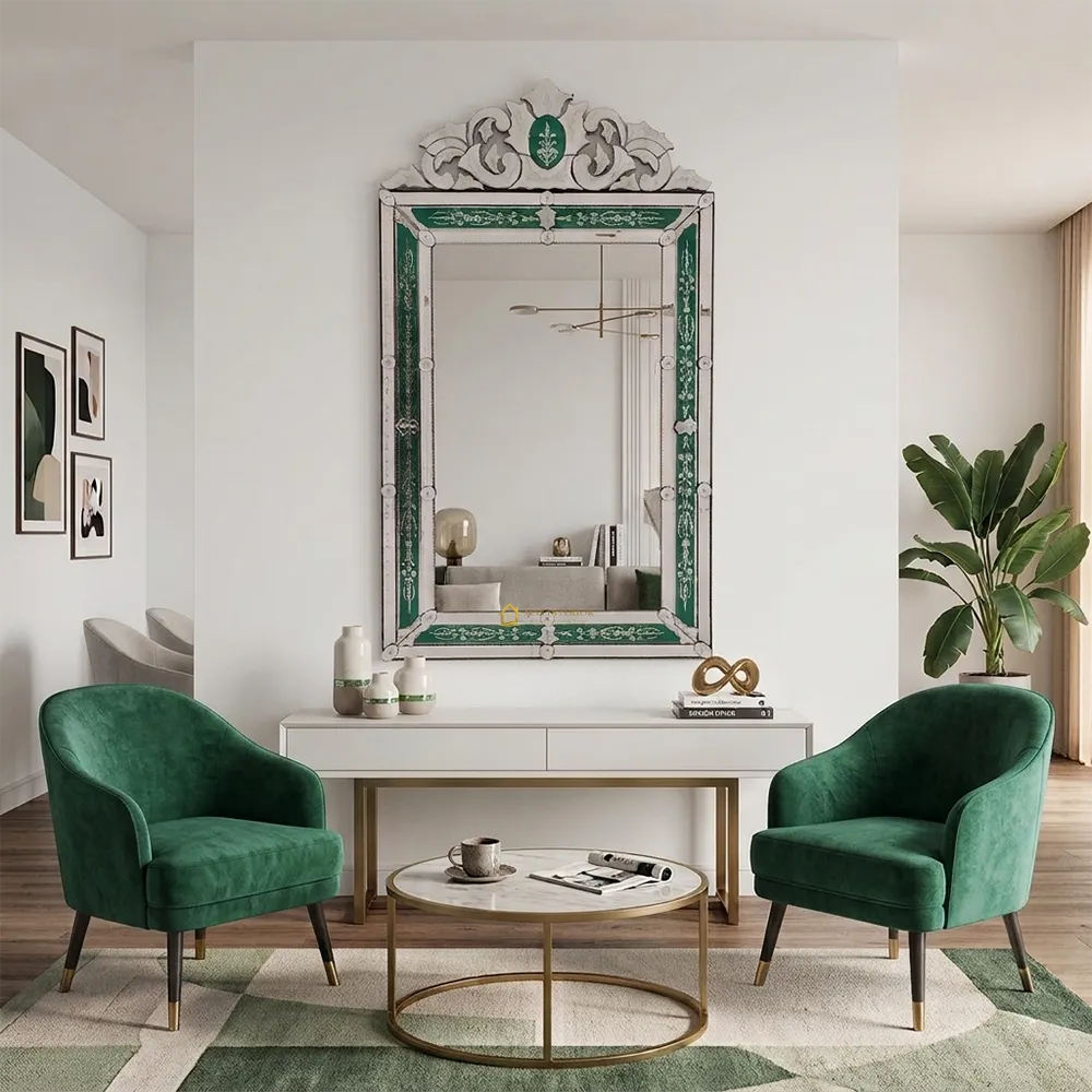 Cermin Dinding Ukir di Era Minimalisme – Kembalinya Pesona Ornamen Dalam Interior