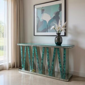 Meja Konsul Cermin Green 179 x 30 x 90 cm
