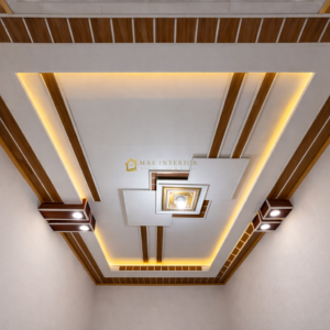 Plafon Pvc Modern Dengan Lampu Led Warm White MI 0502004